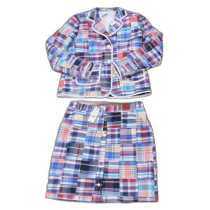 Brooks Brothers Patchwork Suit Set Girls Size 14 NWT